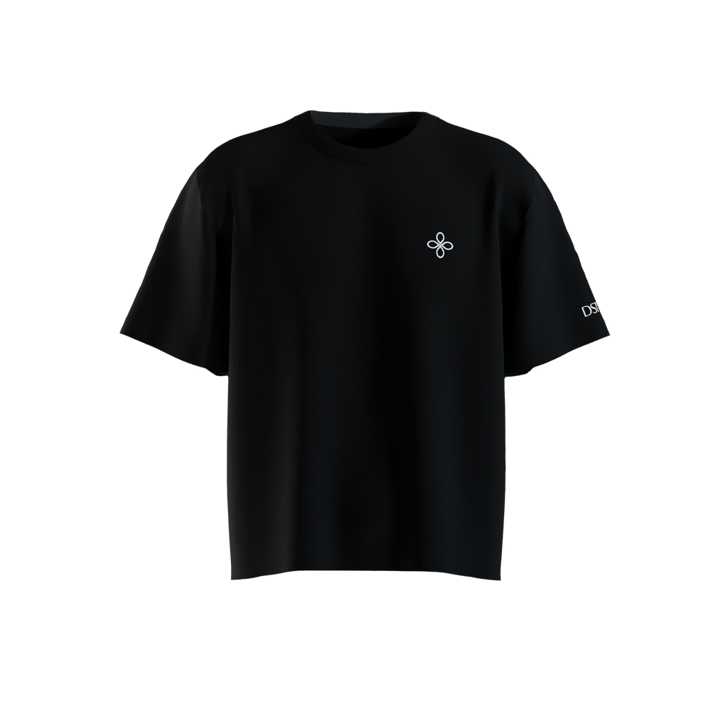 DSTNÉ - Black Heavy Oversized Tee - Destinée Clothing