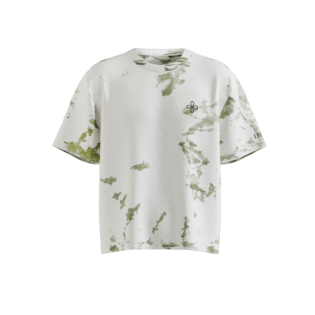 DSTNÉ - Unique Navy Green Oversized Tee - Destinée Clothing