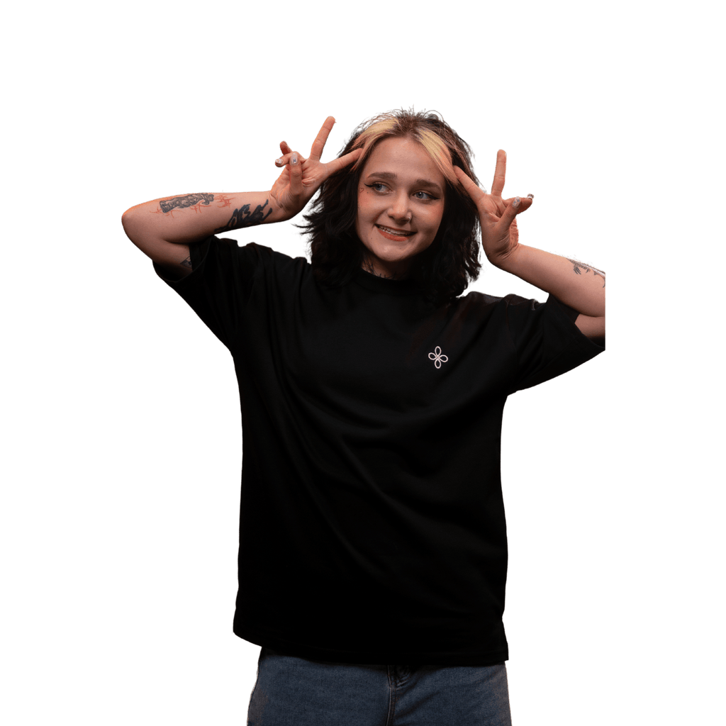 Essential Oversized Tee - Black - Destinée Clothing