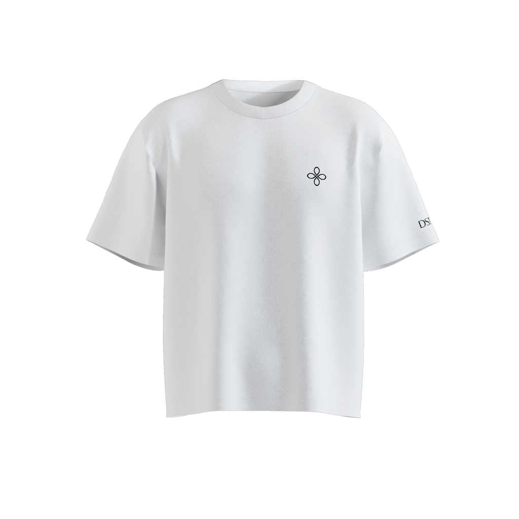 Essential Oversized Tee - White - Destinée Clothing