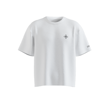 Essential Oversized Tee - White - Destinée Clothing